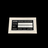 Brake Booster Decal (for any Toyota)